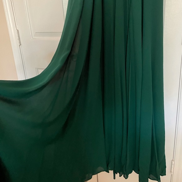 Reformation Milan Dress Emerald NWOT - Picture 11 of 11